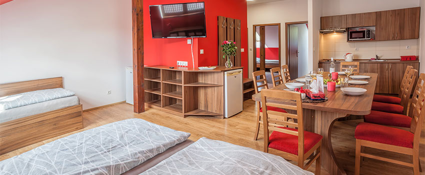 Červený apartmán