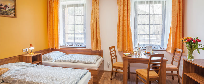 Oranžový apartmán
