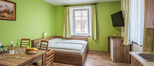 Zelený apartmán